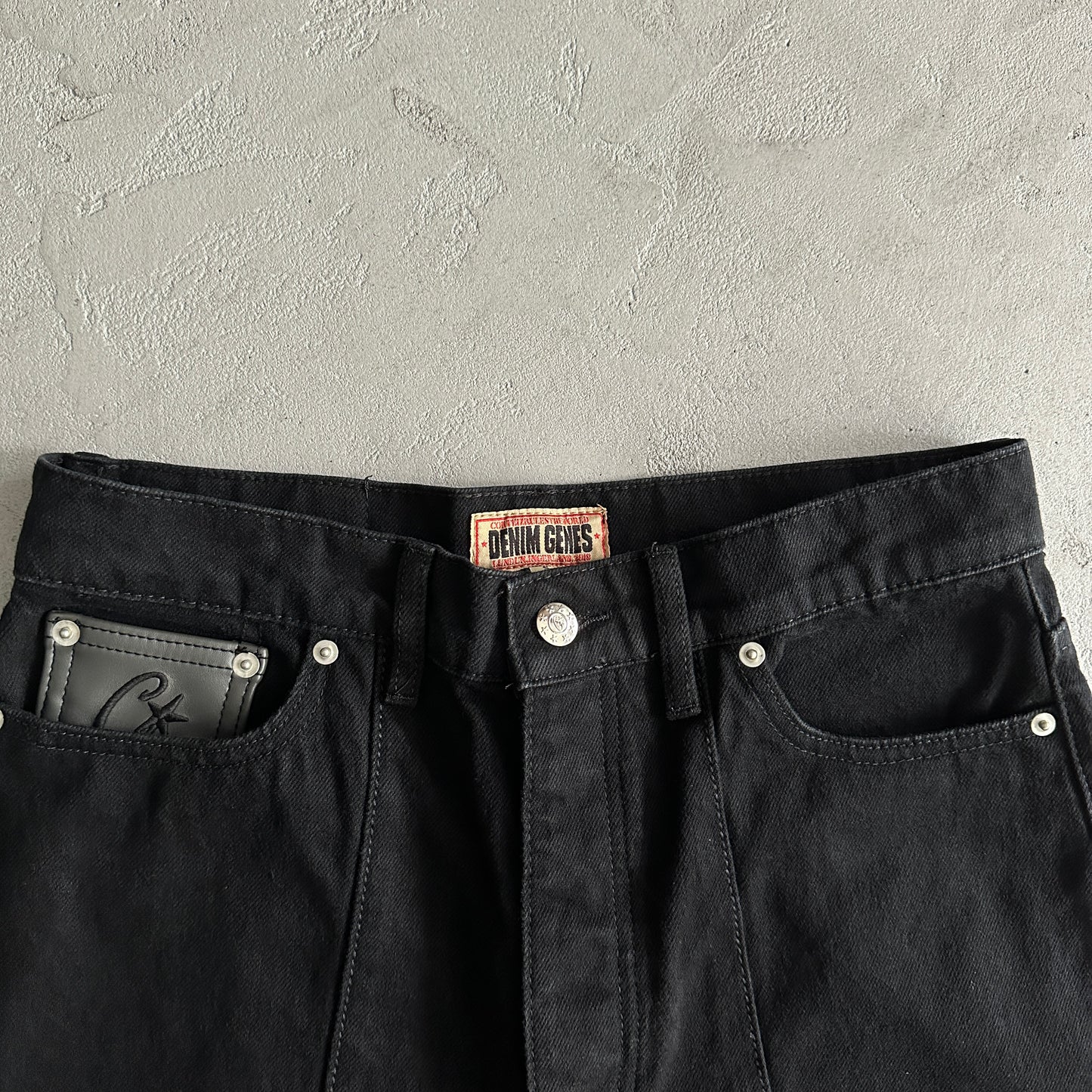 Corteiz Star Denim Pants “Black”