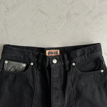 Corteiz Star Denim Pants “Black”