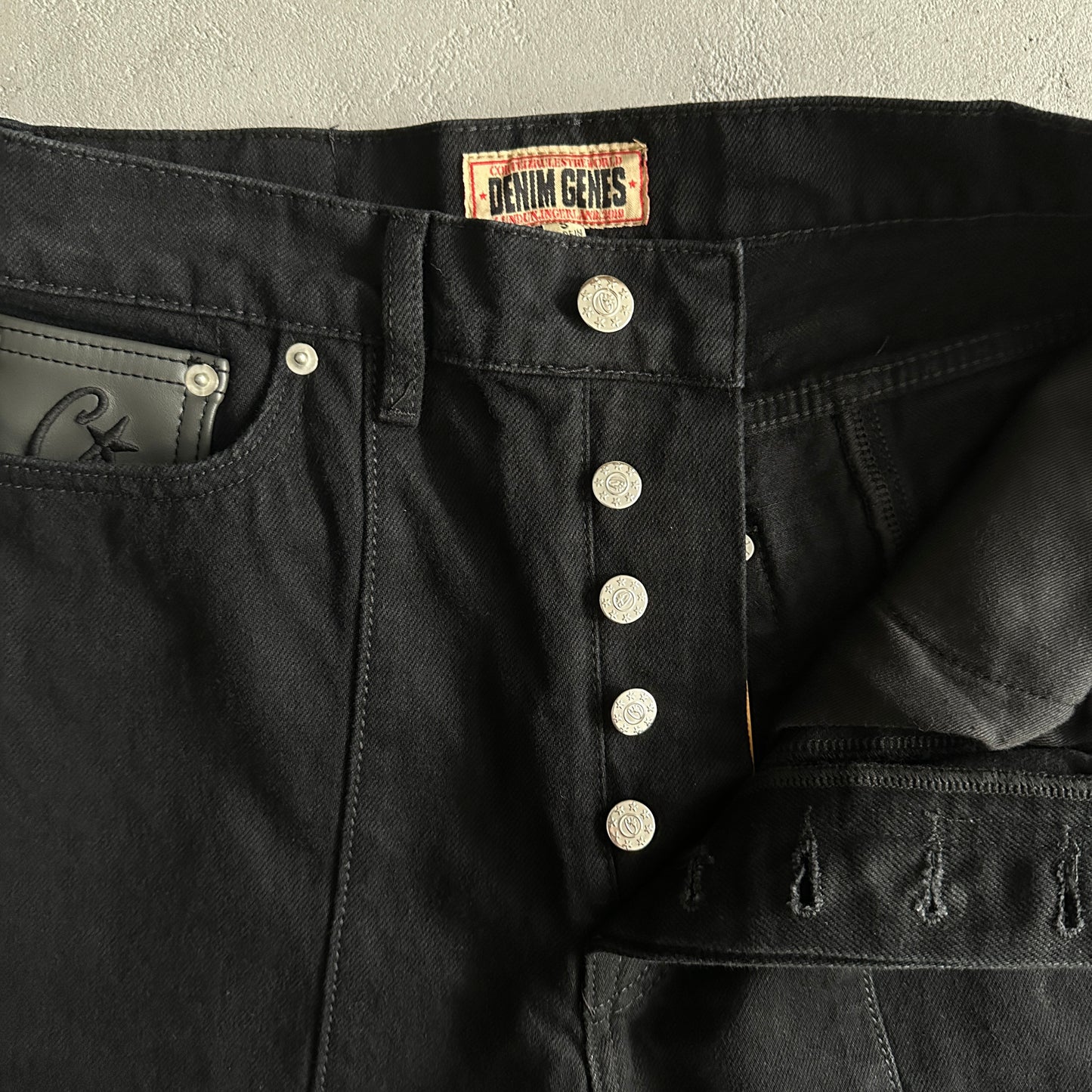 Corteiz Star Denim Pants “Black”