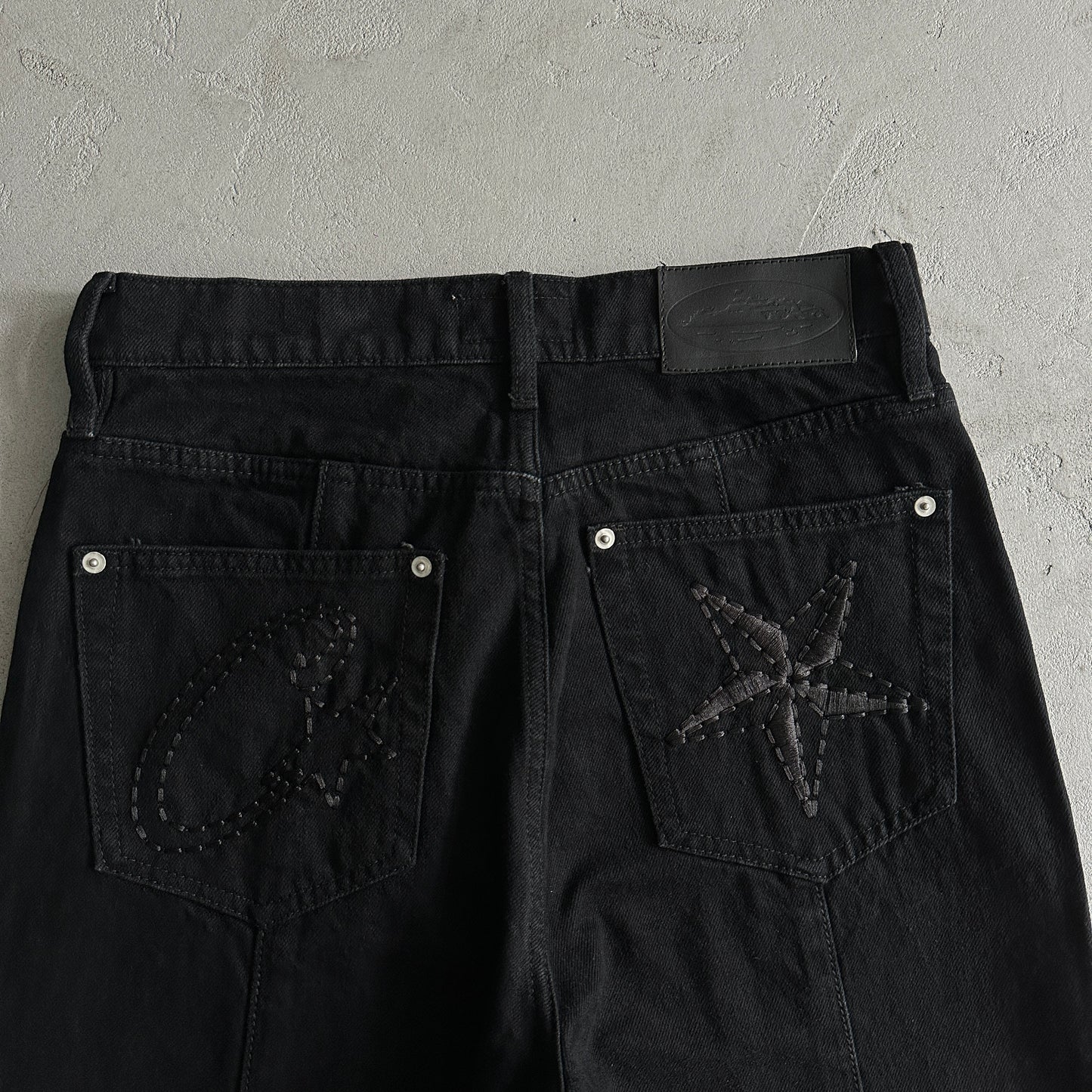 Corteiz Star Denim Pants “Black”