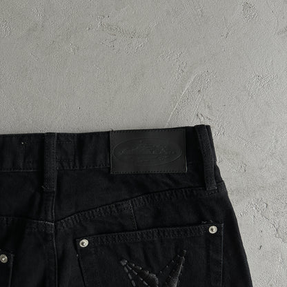 Corteiz Star Denim Pants “Black”