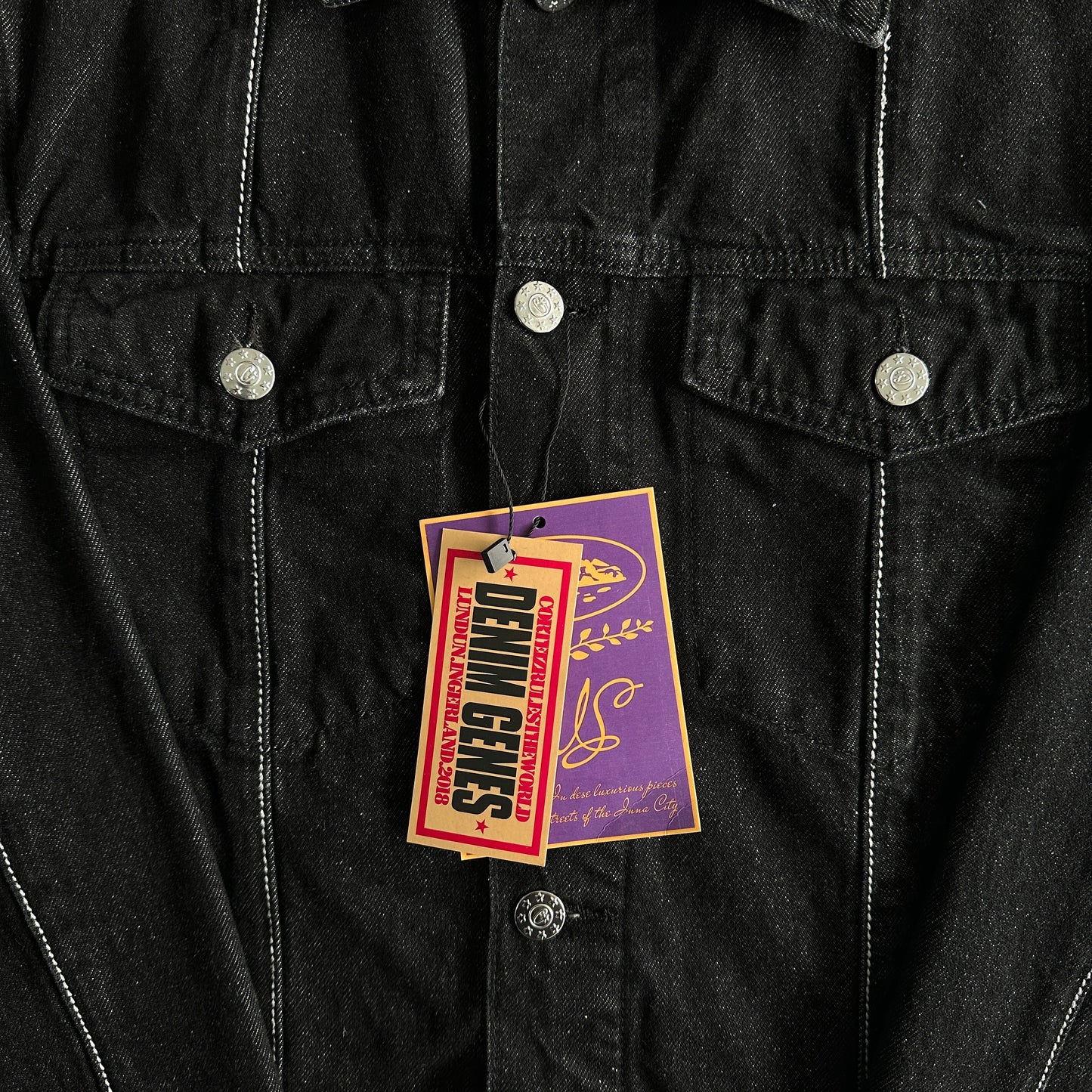 Corteiz Star Denim Jacket “Black”