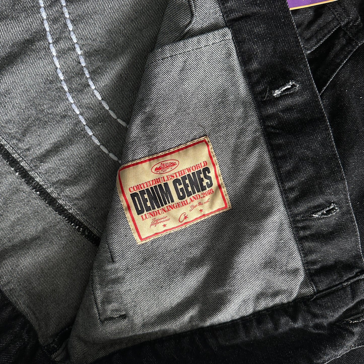 Corteiz Star Denim Jacket “Black”