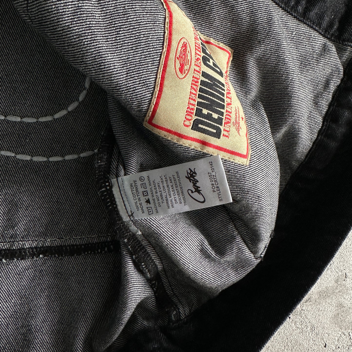 Corteiz Star Denim Jacket “Black”
