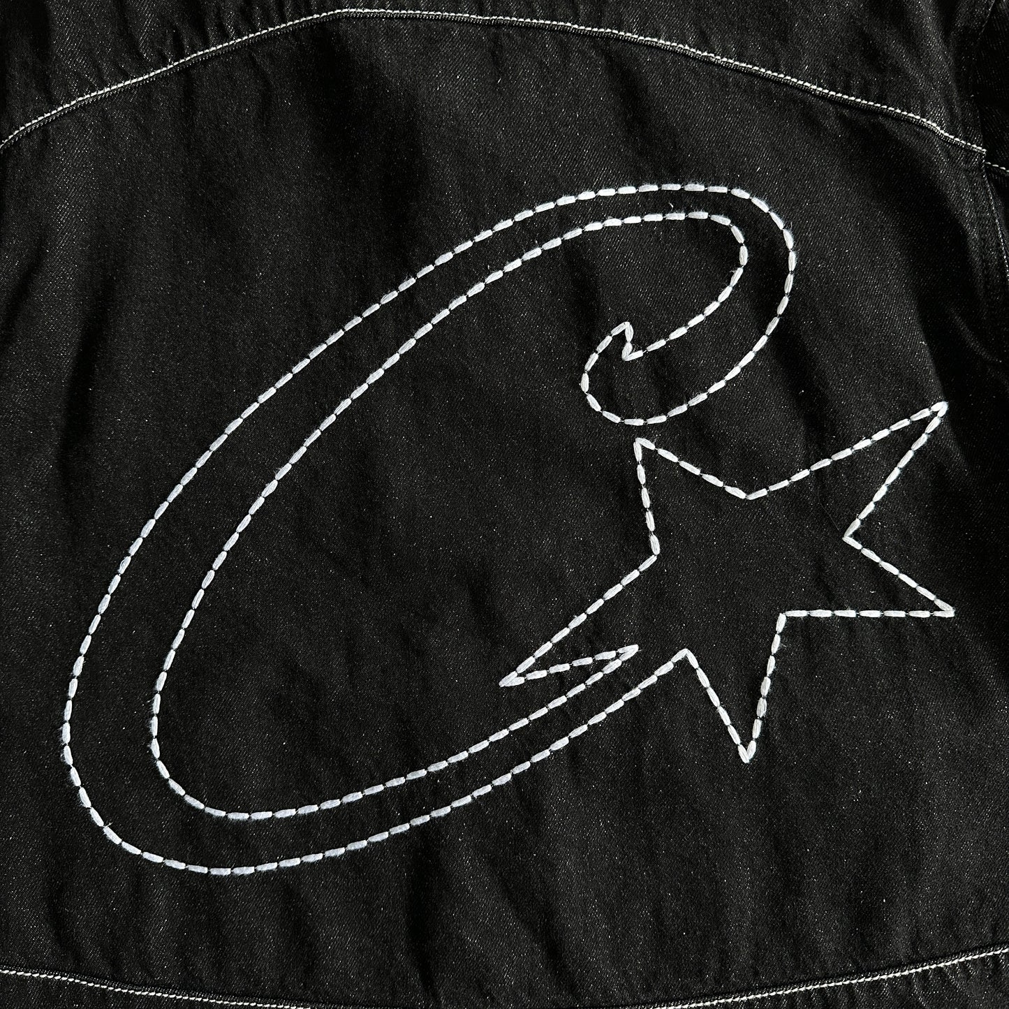 Corteiz Star Denim Jacket “Black”