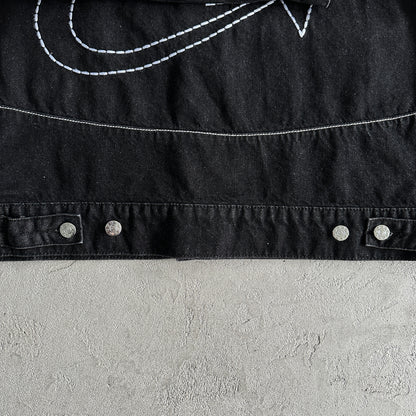 Corteiz Star Denim Jacket “Black”
