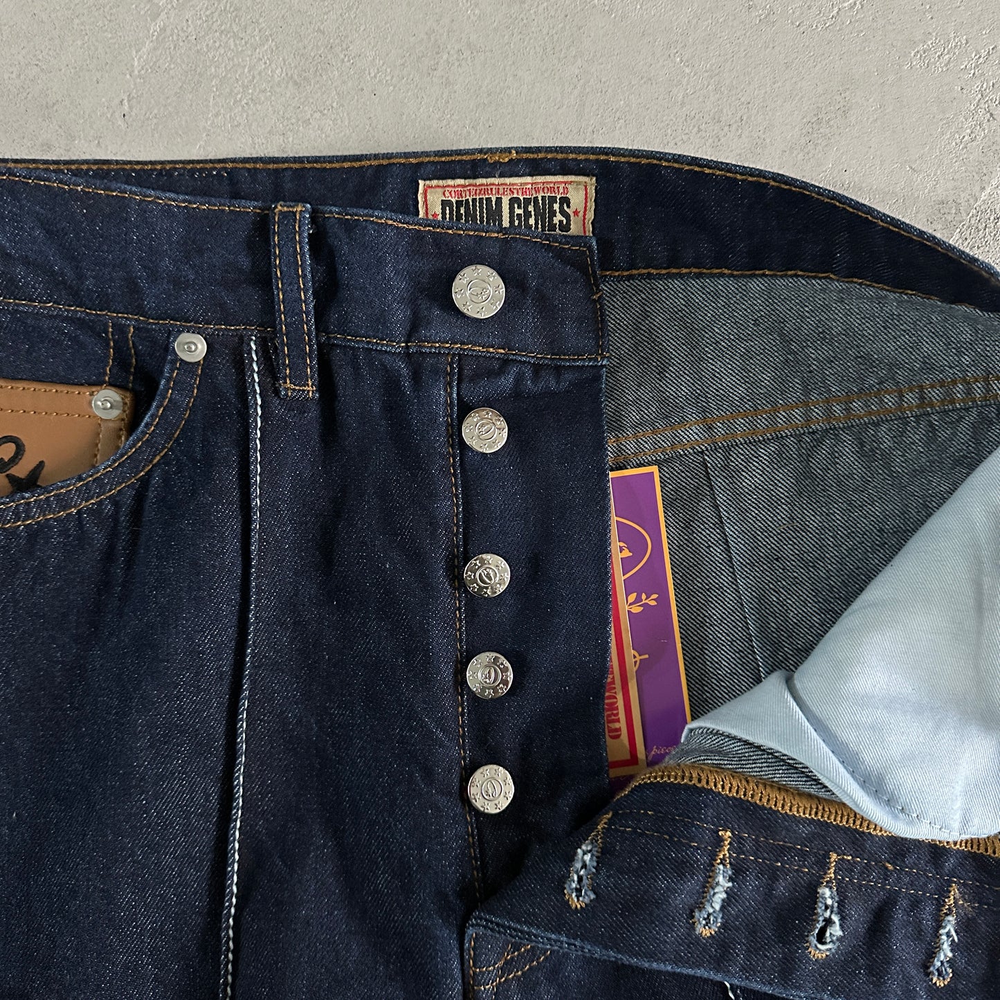Corteiz Star Denim Pants “Dark Wash”