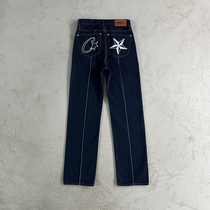 Corteiz Star Denim Pants “Dark Wash”
