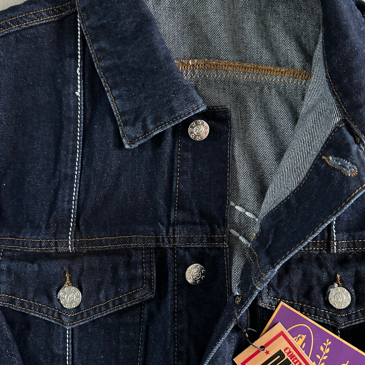 Corteiz Star Denim Jacket “Dark Wash”