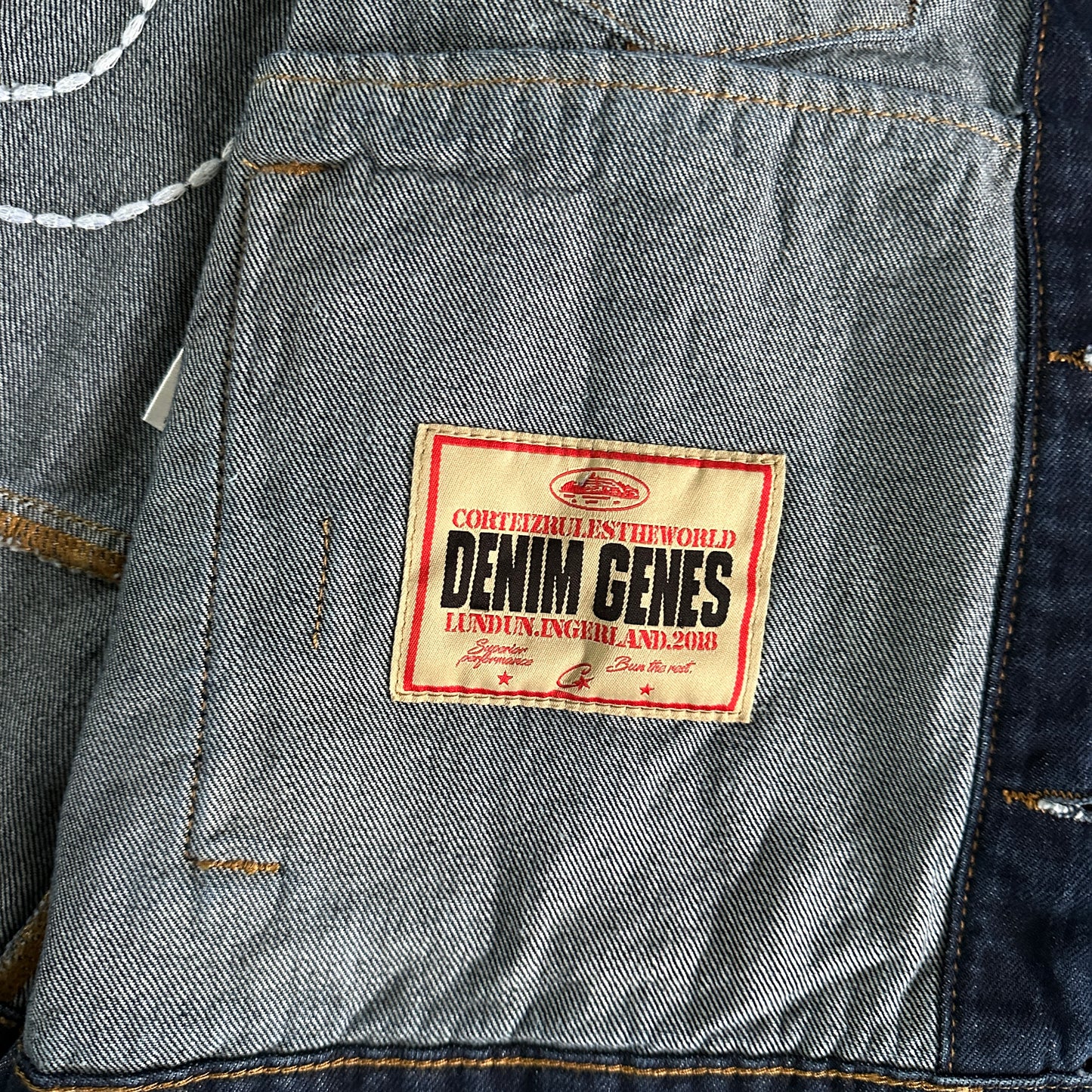 Corteiz Star Denim Jacket “Dark Wash”