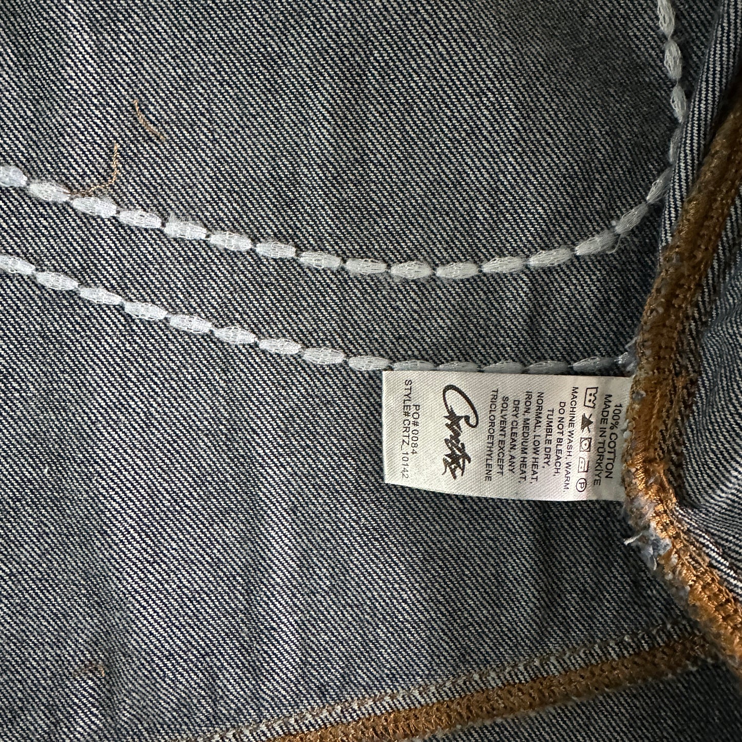 Corteiz Star Denim Jacket “Dark Wash”