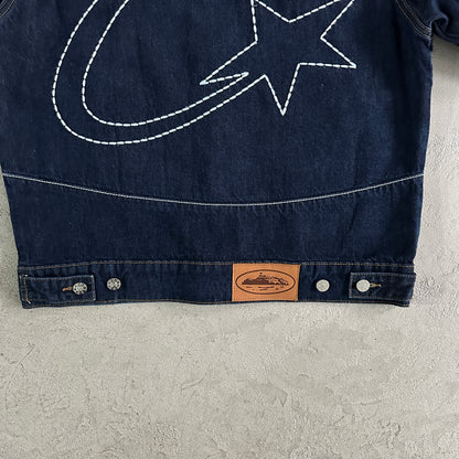 Corteiz Star Denim Jacket “Dark Wash”