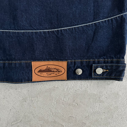 Corteiz Star Denim Jacket “Dark Wash”
