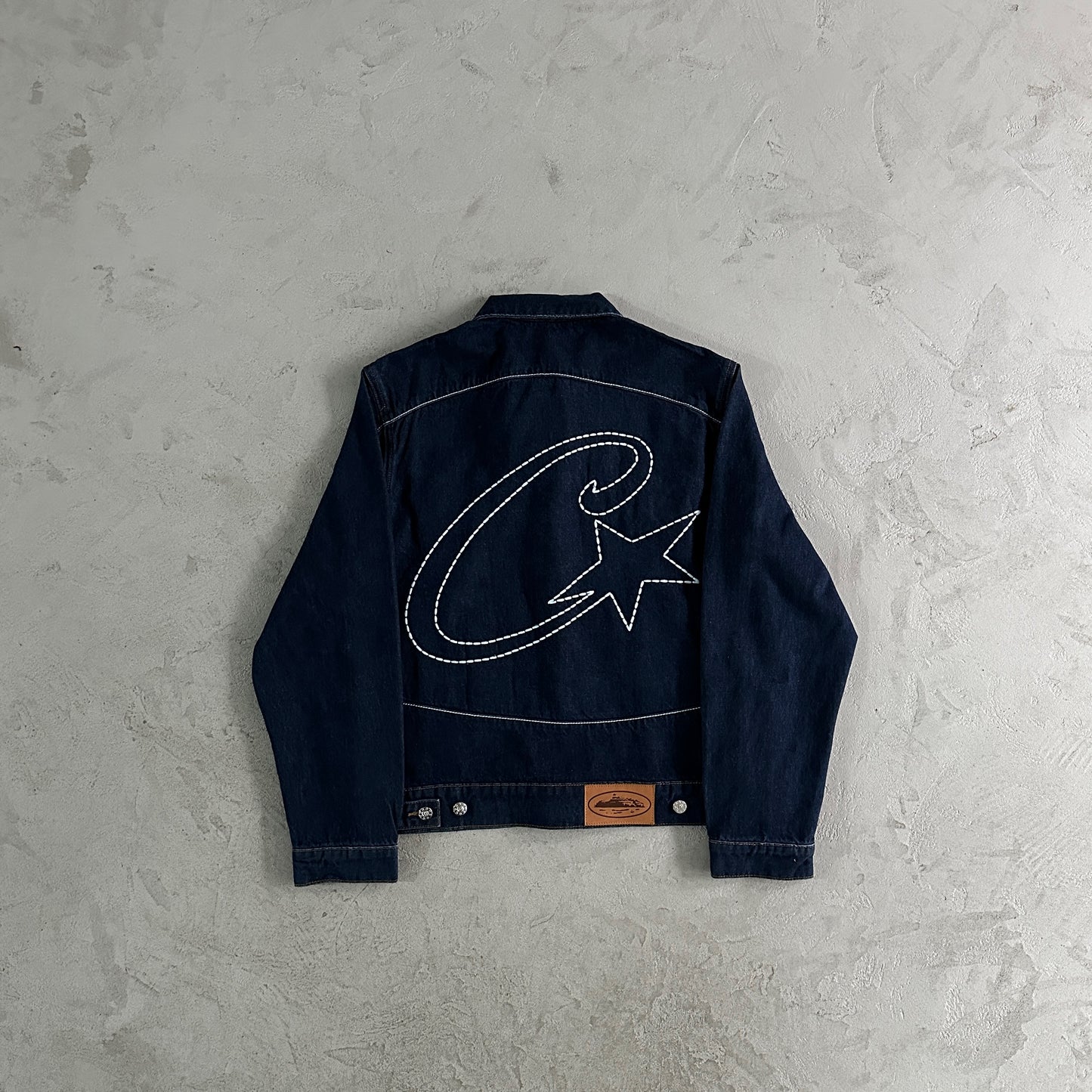 Corteiz Star Denim Jacket “Dark Wash”
