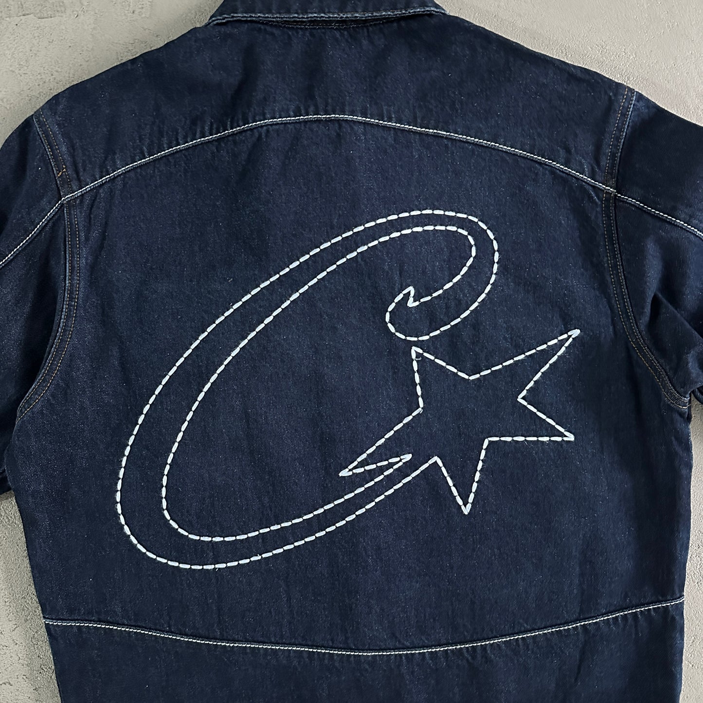 Corteiz Star Denim Jacket “Dark Wash”