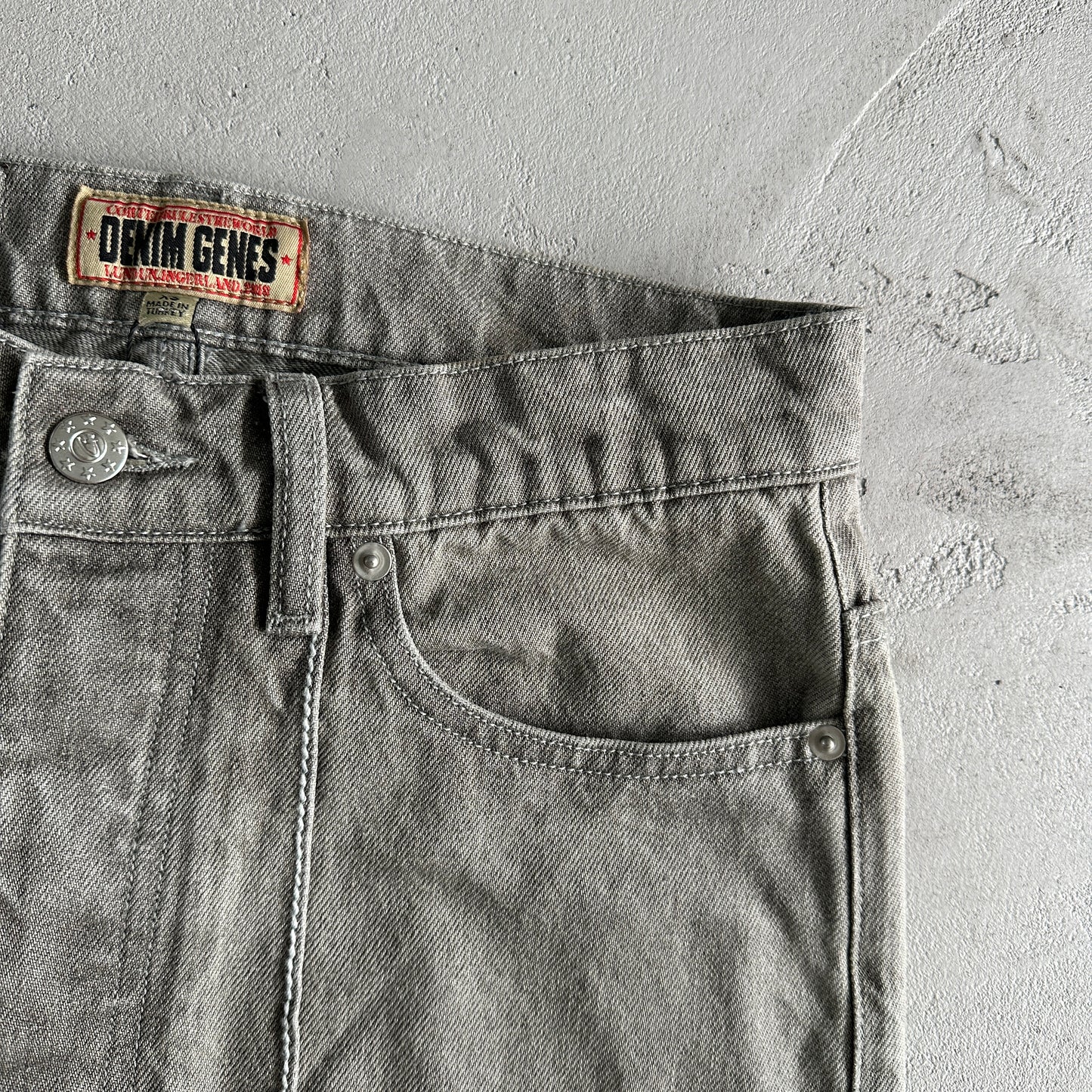 Corteiz Star Denim Pants “Grey”