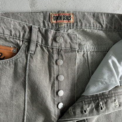 Corteiz Star Denim Pants “Grey”