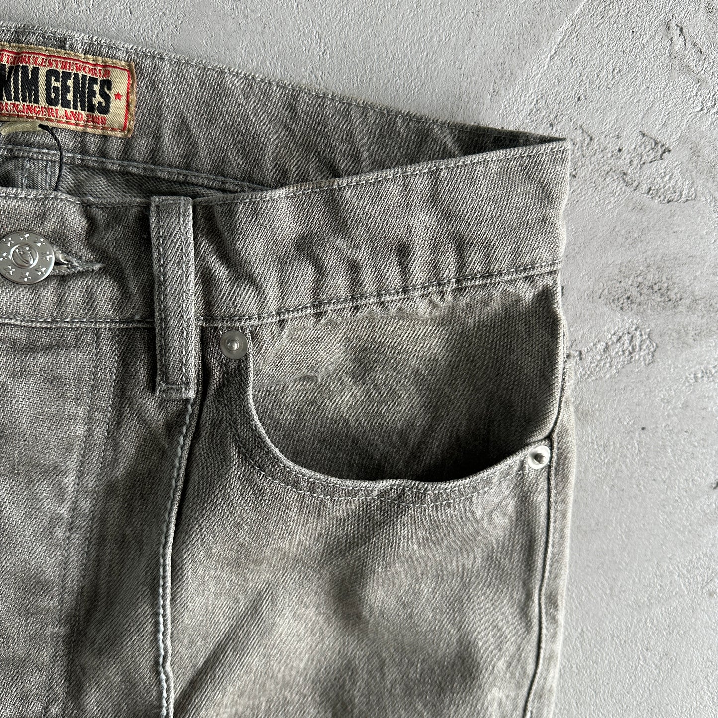 Corteiz Star Denim Pants “Grey”