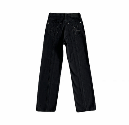 Corteiz Star Denim Pants “Black”