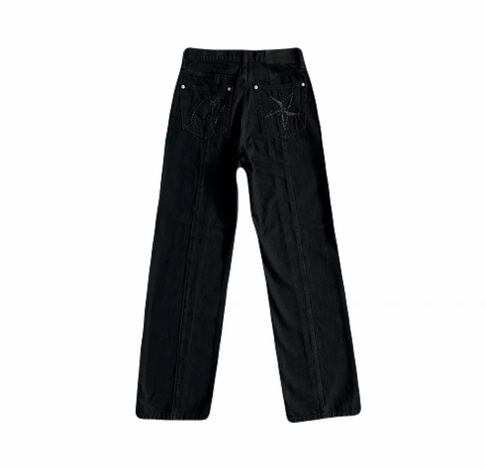 Corteiz Star Denim Pants “Black”