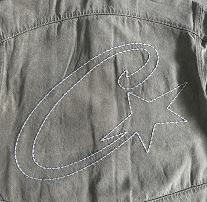 Corteiz Star Denim Jacket “Grey”