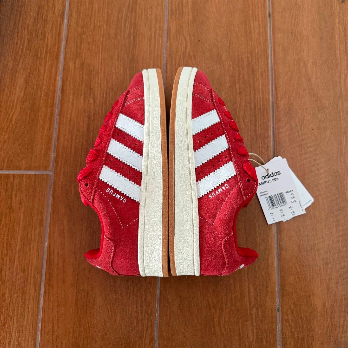 Campus 00s “Better Scarlet Red Cloud White
