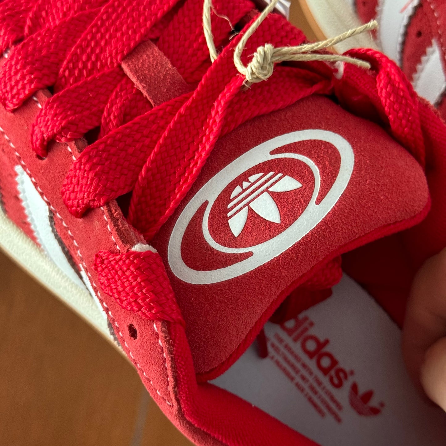 Campus 00s “Better Scarlet Red Cloud White