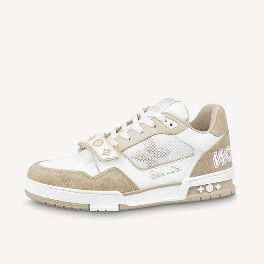 Louis Vuitton Trainer “Beige White”