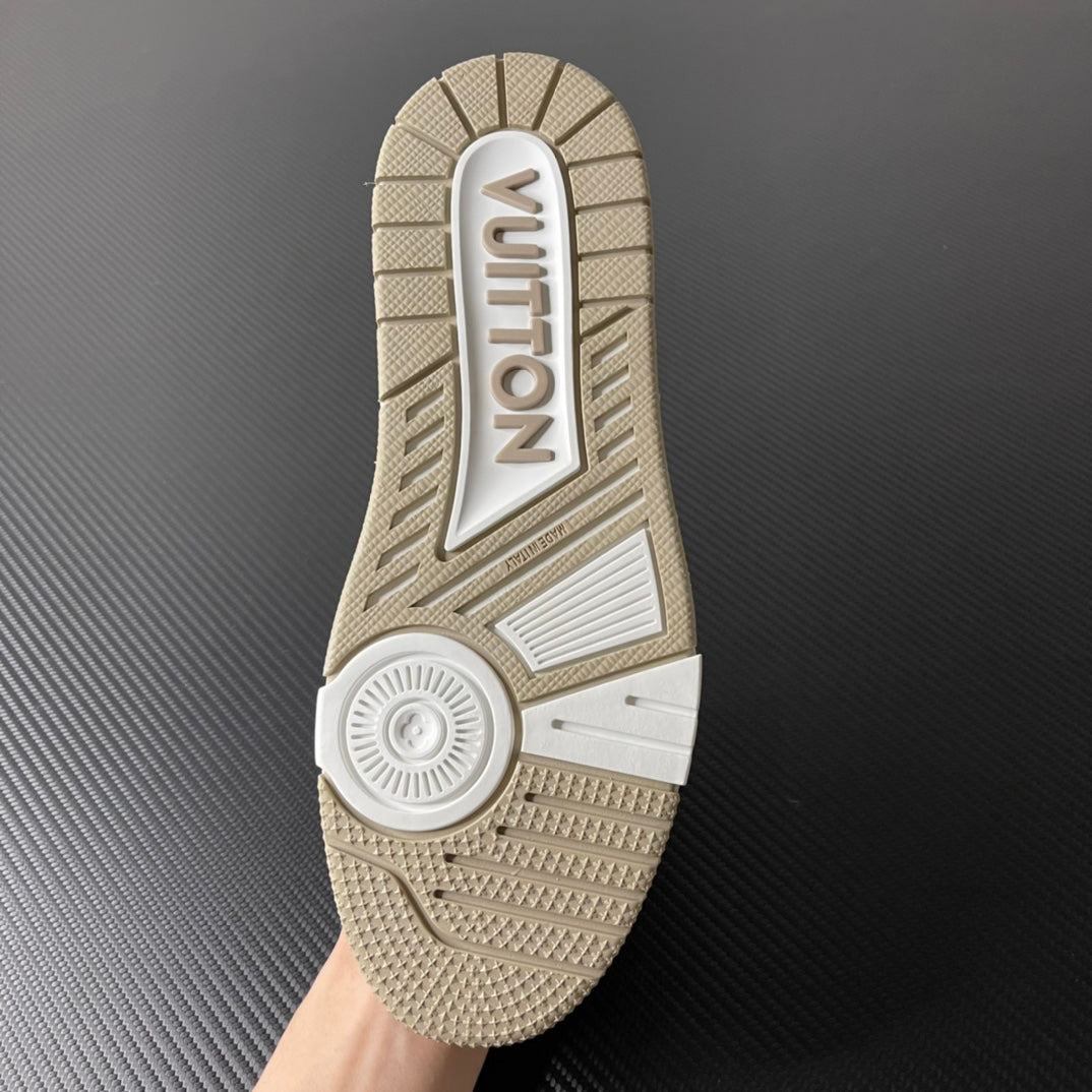 Louis Vuitton Trainer “Beige White”