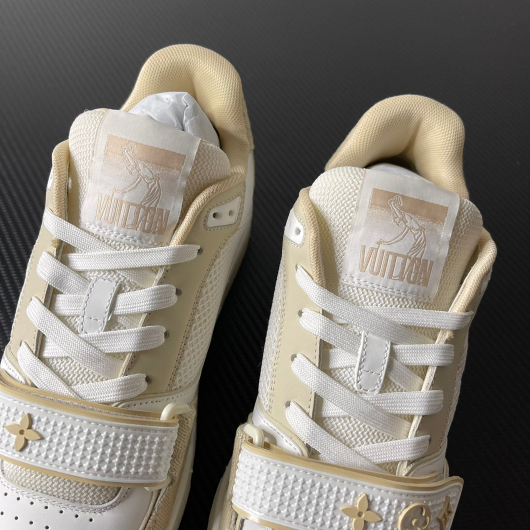 Louis Vuitton Trainer “Beige White”