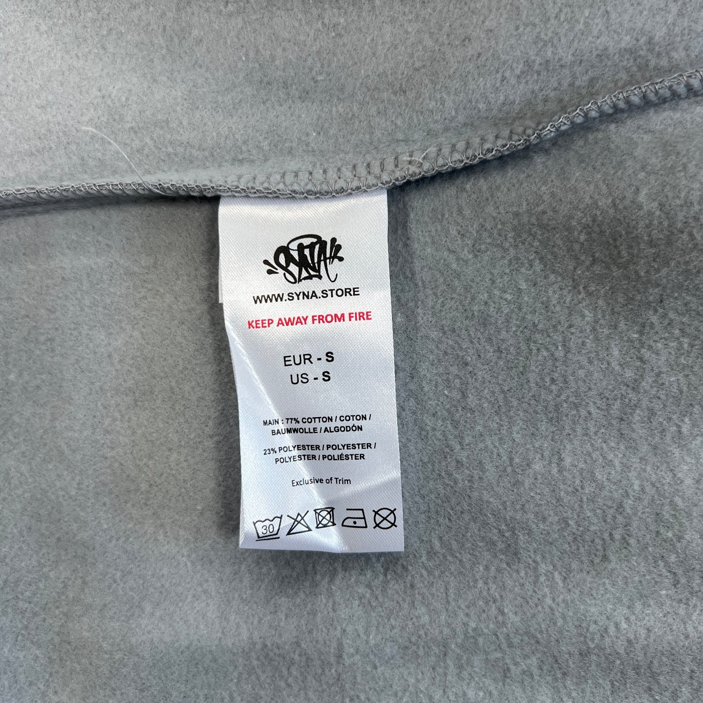 Syna World Hoodie “Light Grey”