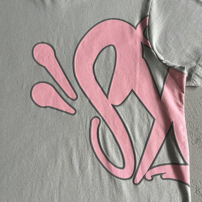 Conjunto Shorts Synaworld Cinza/Rosa