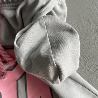 Conjunto Shorts Synaworld Cinza/Rosa