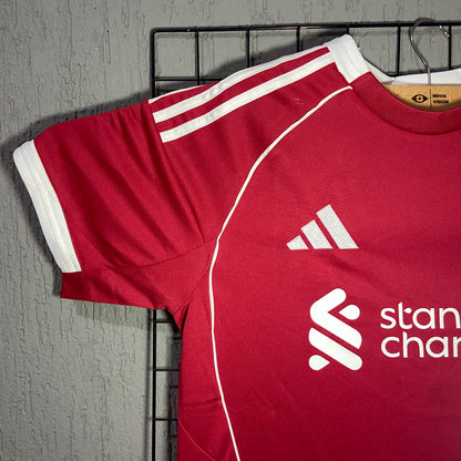 Camisa Liverpool x Adidas 2025/26 Torcedor