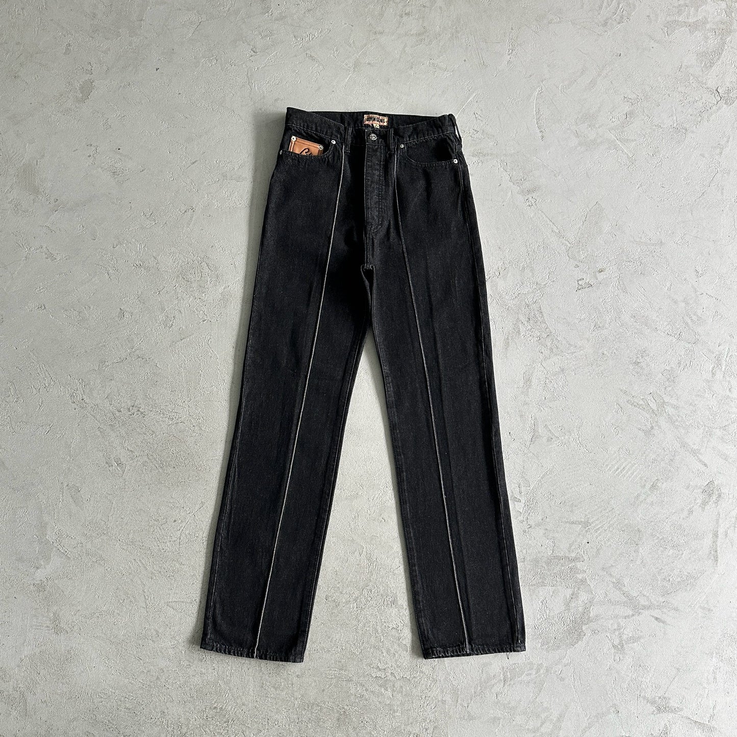 Corteiz Star Denim Pants “Dark White”