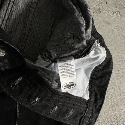 Corteiz Star Denim Pants “Dark White”