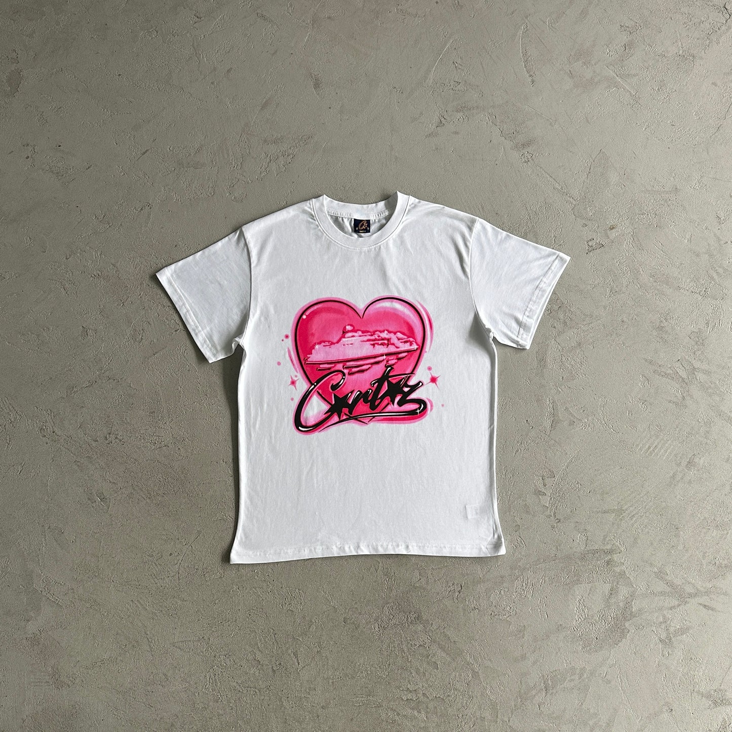 Corteiz Pink Heart “White”
