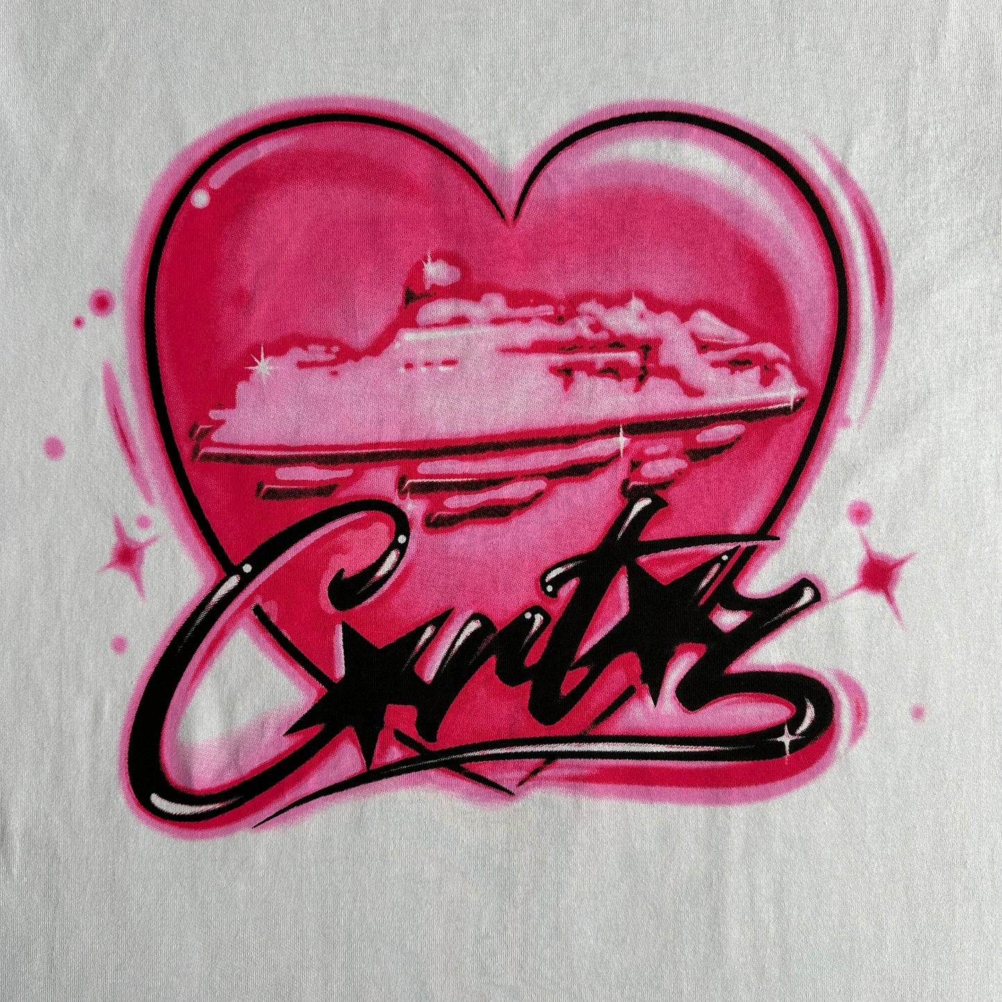 Corteiz Pink Heart “White”
