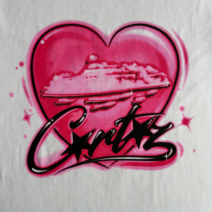 Corteiz Pink Heart “White”