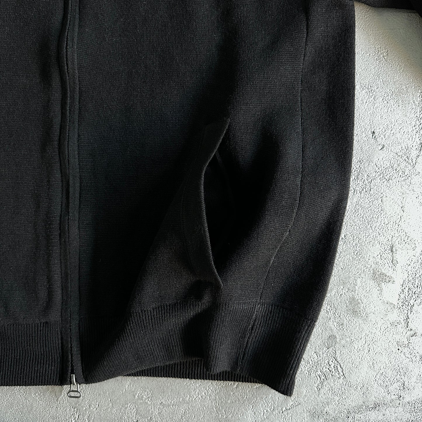 Corteiz Knit Zip Up Fleece “Black”
