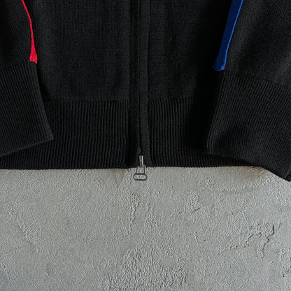 Corteiz Knit Zip Up Fleece “Black”