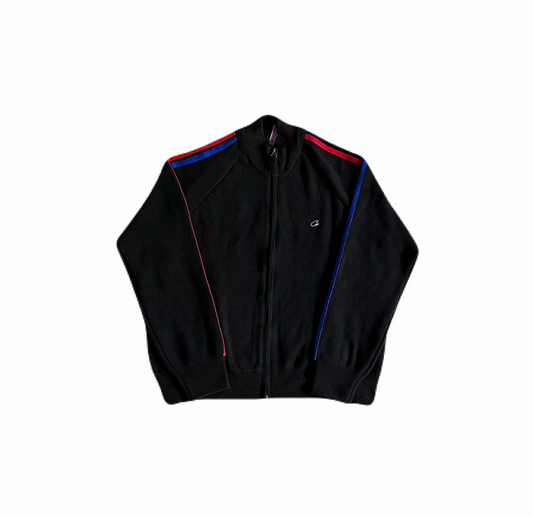 Corteiz Knit Zip Up Fleece “Black”