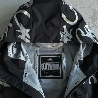 Corteiz Elitework Waterproof Shell Jacket “Black”
