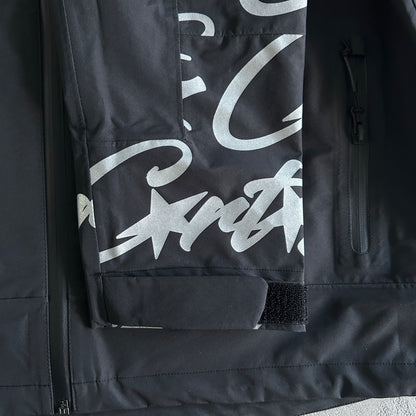 Corteiz Elitework Waterproof Shell Jacket “Black”