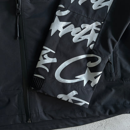 Corteiz Elitework Waterproof Shell Jacket “Black”