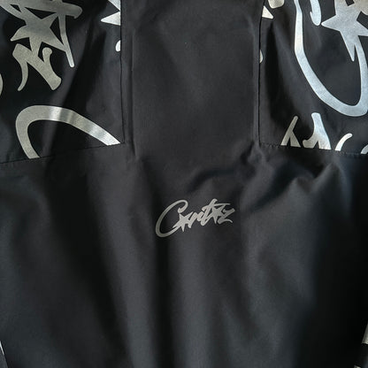 Corteiz Elitework Waterproof Shell Jacket “Black”