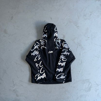 Corteiz Elitework Waterproof Shell Jacket “Black”
