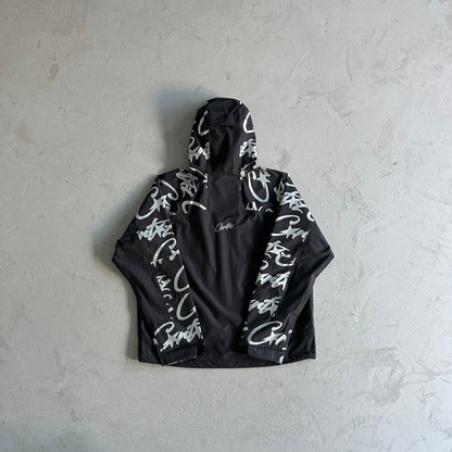 Corteiz Elitework Waterproof Shell Jacket “Black”