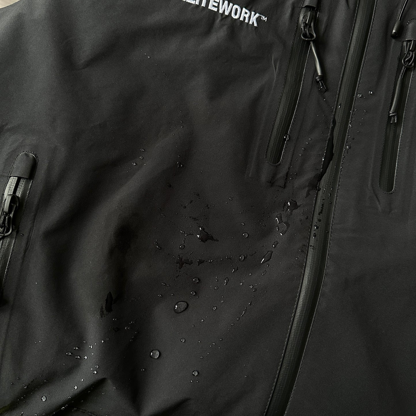Corteiz Elitework Waterproof Shell Jacket “Black”