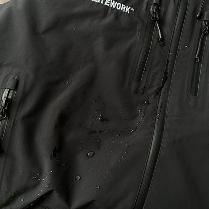 Corteiz Elitework Waterproof Shell Jacket “Black”